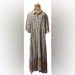 Natural Life Rebecca Midi Dress Women’s Size Large